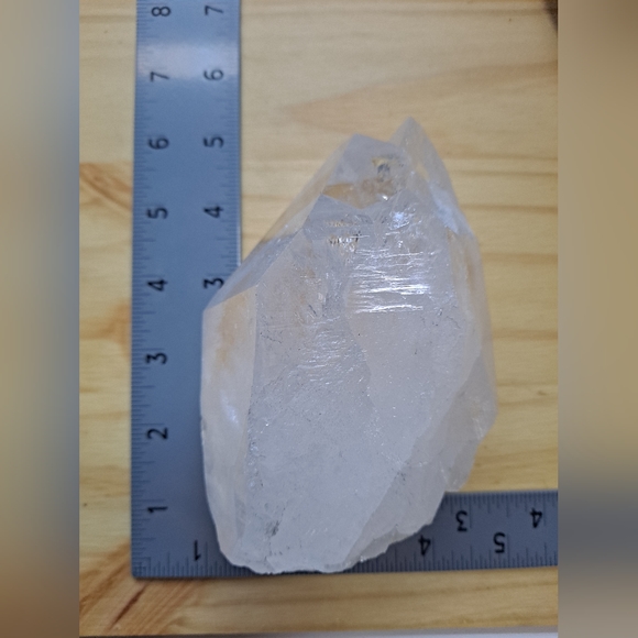 Double Point Extra Large Quartz Crystal - Picture 7 of 8